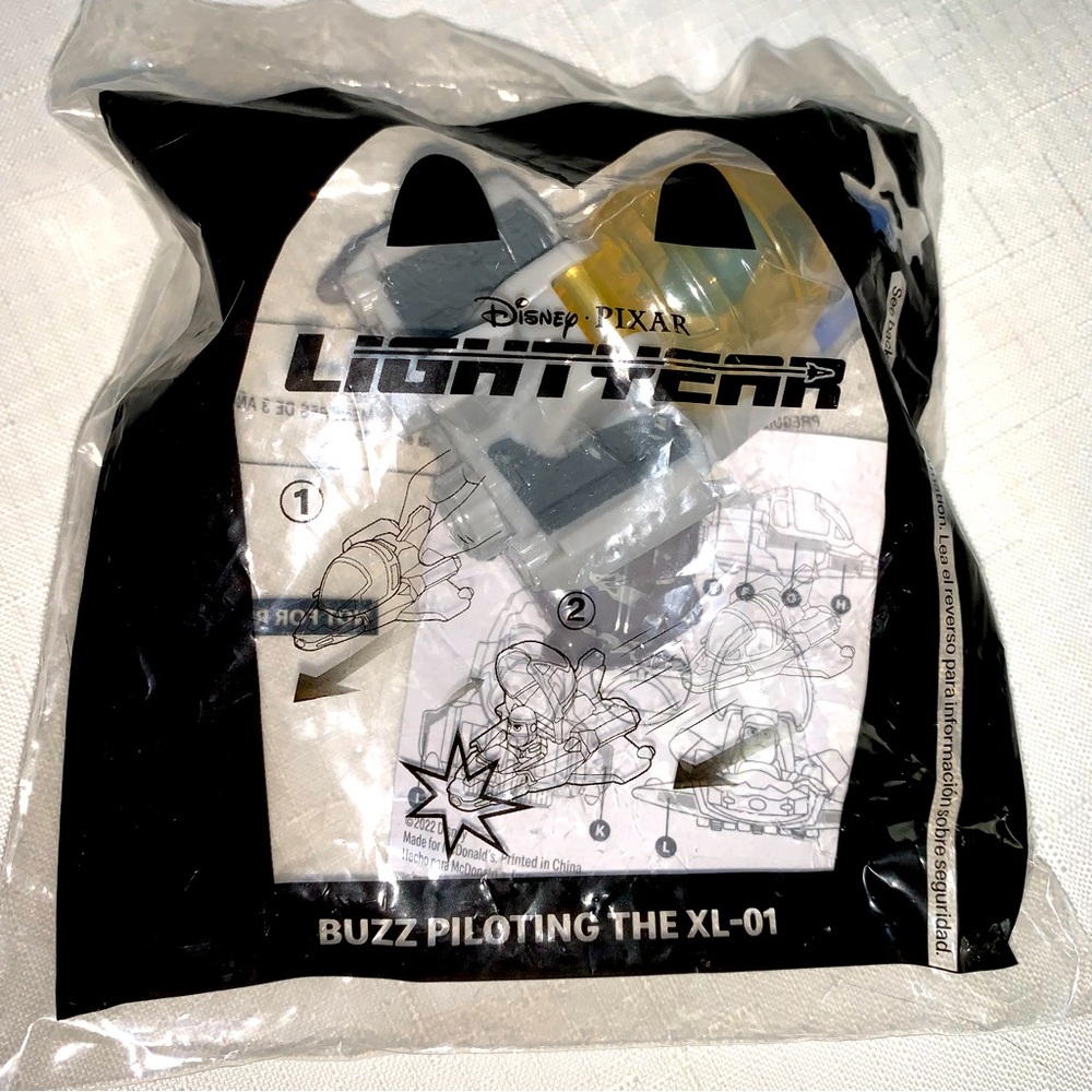 NIB Disney Pixar Buzz Lightyear #1 McDonald’s Happy Meal Toy 2022 Piloting XL-01